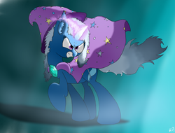 Size: 1024x780 | Tagged: safe, artist:weatherdragon, trixie, pony, unicorn, g4, female, magic, mare, solo