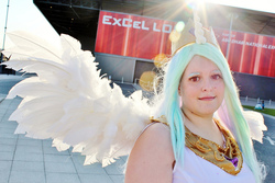 Size: 1024x683 | Tagged: safe, artist:freyarule, princess celestia, human, g4, cosplay, irl, irl human, photo, solo