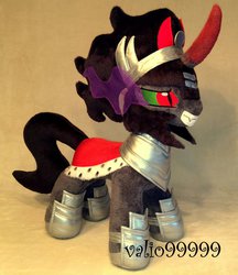 Size: 830x962 | Tagged: safe, artist:valio99999, king sombra, g4, antagonist, irl, photo, plushie