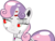 Size: 934x718 | Tagged: safe, artist:dtavs.exe, sweetie belle, pony, robot, unicorn, for whom the sweetie belle toils, g4, angry, female, filly, foal, horn, modified, simple background, solo, sweetie bot, transparent background, vector