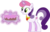 Size: 1571x996 | Tagged: safe, artist:kaylathehedgehog, sweetie belle, sweetie belle (g3), pony, unicorn, g3, g4, cake, element of love, elements of harmony, female, food, g3 to g4, generation leap, glowing horn, horn, jewelry, necklace, simple background, solo, sweetie belle's magic brings a great big smile, transparent background