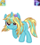 Size: 630x701 | Tagged: safe, artist:violet-blueadopts, lightning dust, trixie, oc, pony, unicorn, g4, flower, flower in hair, magical lesbian spawn, offspring, parent:lightning dust, parent:trixie, simple background, trixiedust, white background