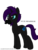 Size: 720x960 | Tagged: safe, artist:adamirvine, oc, oc only, oc:nyx, alicorn, pony, alicorn oc, moustache, solo