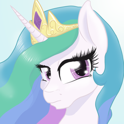 Size: 1000x1000 | Tagged: safe, artist:naomiknight17, princess celestia, g4, female, portrait, solo