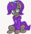 Size: 654x720 | Tagged: safe, artist:ambris, edit, oc, oc only, oc:nyx, pony, unicorn, clothes, cute, glasses, hoodie, horn, jacket, older, older nyx, simple background, sitting, smiling, solo, teenager, unicorn nyx, unicorn oc, white background