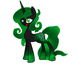 Size: 1300x1100 | Tagged: safe, artist:crystalstoneglow, oc, oc only, pony, unicorn, green, neon, princess, solo