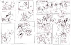 Size: 5184x3300 | Tagged: safe, artist:littlemissvi, spike, twilight sparkle, oc, g4, monochrome