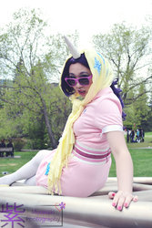 Size: 1024x1536 | Tagged: safe, artist:littlemissvi, rarity, human, g4, camping outfit, cosplay, irl, irl human, photo, solo