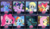 Size: 2001x1151 | Tagged: safe, apple bloom, derpy hooves, fluttershy, pinkie pie, queen chrysalis, rainbow dash, scootaloo, sweetie belle, trixie, twilight sparkle, alicorn, pony, g4, cutie mark crusaders, female, mare, steam (software), steam trading card, twilight sparkle (alicorn)