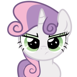 Size: 5000x5000 | Tagged: safe, artist:ex-machinart, sweetie belle, g4, absurd resolution, false eyelashes, female, simple background, solo, transparent background, vector