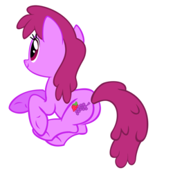 Size: 1000x1000 | Tagged: safe, artist:chainrayen, berry punch, berryshine, g4, female, solo, underhoof