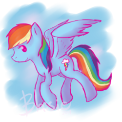 Size: 500x500 | Tagged: safe, artist:blaisie, rainbow dash, g4, female, solo