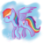 Size: 500x500 | Tagged: safe, artist:blaisie, rainbow dash, g4, female, solo