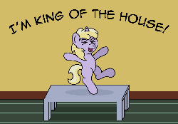 Size: 1625x1134 | Tagged: safe, artist:gogglesparks, dinky hooves, g4, animated, female, solo