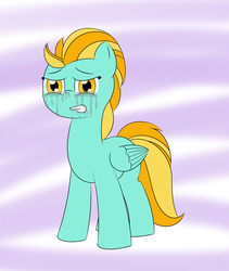 Size: 1600x1900 | Tagged: safe, artist:pvryohei, lightning dust, pegasus, pony, g4, crying, female, mare, sad, solo