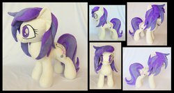 Size: 1215x658 | Tagged: safe, artist:fireflytwinkletoes, oc, oc only, earth pony, pony, customized toy, irl, photo, plushie, solo