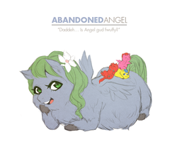 Size: 709x567 | Tagged: safe, artist:fwufee, fluffy pony, abandoned angel, author:spaghettidave, fluffy pony foals