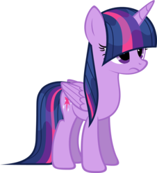 Size: 1171x1297 | Tagged: safe, artist:zacatron94, twilight sparkle, alicorn, pony, g4, bangs, covering eyes, cute, female, frown, grumpy, hair over eyes, mare, simple background, solo, transparent background, twilight sparkle (alicorn), unamused, unhappy, vector, wet, wet hair, wet mane