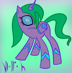 Size: 900x902 | Tagged: safe, artist:lunarinitiate, pony, command and conquer, ponified, random pony, scrin (faction), solo, traveler-59