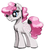 Size: 768x829 | Tagged: safe, artist:needsmoarg4, snuzzle, earth pony, pony, g1, g4, cheek fluff, eyeshadow, female, g1 to g4, generation leap, makeup, mare, simple background, solo, white background