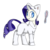 Size: 600x600 | Tagged: safe, artist:timsplosion, opalescence, rarity, pony, unicorn, g4, animal costume, cat costume, catchlights, clothes, costume, cute, female, kigurumi, mirror, no pupils, simple background, solo, transparent background