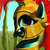 Size: 400x400 | Tagged: safe, artist:lordgood, rainbow dash, g4, armor, female, helmet, hoplite, solo