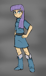 Size: 550x900 | Tagged: safe, artist:ichibangravity, maud pie, human, g4, female, humanized, solo