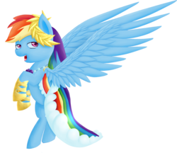 Size: 1226x1058 | Tagged: safe, artist:skywarriorstare, rainbow dash, pegasus, pony, g4, clothes, dress, female, gala dress, solo