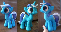 Size: 1841x975 | Tagged: safe, artist:lardon-draconis, minuette, g4, irl, photo, plushie