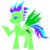 Size: 6000x6000 | Tagged: safe, artist:flamevulture17, oc, oc only, pegasus, pony, absurd resolution, angular, solo, tea dash