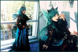 Size: 960x640 | Tagged: safe, artist:yayacosplay, queen chrysalis, human, g4, cosplay, irl, irl human, photo