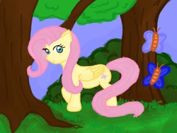 Size: 1024x768 | Tagged: safe, artist:azalais, fluttershy, g4, female, solo