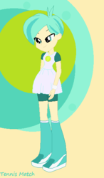 Size: 325x557 | Tagged: safe, artist:berrypunchrules, tennis match, equestria girls, g4, athlete, background human, female, solo