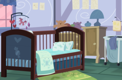 Size: 13000x8600 | Tagged: safe, artist:csillaghullo, absurd resolution, baby room, background, bed, bedroom, carpet, drawing, lamp, no pony, teddy bear, toy, vector