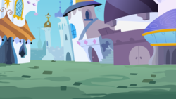 Size: 14000x7900 | Tagged: safe, artist:csillaghullo, absurd resolution, background, building, canterlot, castle, no pony, palace, street, tower, vector
