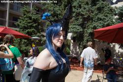 Size: 2048x1365 | Tagged: safe, artist:ashleymkalfascosplayer, queen chrysalis, human, g4, 2013, convention, cosplay, irl, irl human, ndk, photo, solo