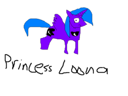 Size: 640x480 | Tagged: safe, princess luna, alicorn, pony, g4, 1000 hours in ms paint, female, ms paint, simple background, solo, stylistic suck, white background