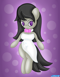 Size: 1400x1800 | Tagged: safe, artist:jcace, octavia melody, earth pony, anthro, g4, arm hooves, breasts, busty octavia melody, cleavage, female, solo