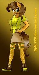 Size: 759x1444 | Tagged: safe, artist:goldwing93, cheese sandwich, anthro, g4, busty grilled cheese, female, grilled cheese, grilled cheese (r63), rule 63, solo