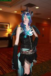 Size: 1366x2048 | Tagged: safe, artist:kyuu-vixen-cosplay, nightmare moon, human, g4, cosplay, irl, irl human, photo, solo