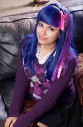 Size: 531x811 | Tagged: safe, artist:meeversdesu, twilight sparkle, human, g4, cosplay, irl, irl human, photo, solo