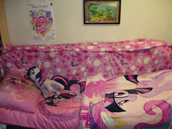 Size: 1280x960 | Tagged: safe, twilight sparkle, g4, bedroom, jin, merchandise, waifu