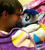 Size: 438x491 | Tagged: safe, twilight sparkle, human, g4, bed, boop, brony, cute, irl, irl human, jin, jinbetes, jinlight, noseboop, photo, waifu