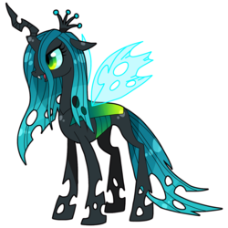 Size: 1161x1161 | Tagged: safe, artist:igriega13, queen chrysalis, changeling, changeling queen, g4, crown, female, jewelry, open mouth, regalia, simple background, solo, transparent background