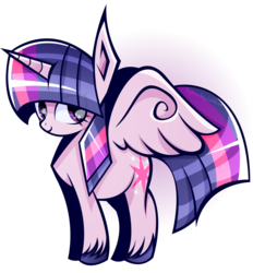 Size: 1280x1381 | Tagged: safe, artist:vivian reed, twilight sparkle, alicorn, pony, g4, female, mare, simple background, solo, transparent background, twilight sparkle (alicorn)