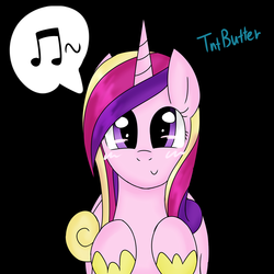 Size: 1280x1280 | Tagged: safe, artist:chocolatechilla, princess cadance, g4, female, solo