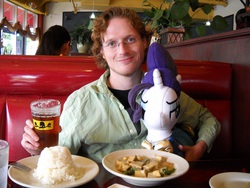 Size: 1824x1368 | Tagged: safe, rarity, human, g4, brony, derpibooru user, irl, irl human, obsessive rarity fan, photo, waifu, waifu dinner