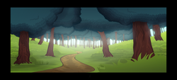 Size: 3258x1468 | Tagged: safe, artist:alterhouse, background, forest, no pony, scenery, tree, vector