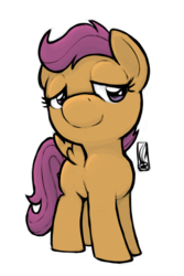 Size: 1000x1500 | Tagged: safe, artist:inkwel-mlp, scootaloo, g4, female, simple background, solo, transparent, transparent background
