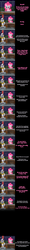 Size: 1000x8362 | Tagged: safe, artist:undead-niklos, pinkie pie, zecora, zebra, comic:pinkie pie says goodnight, g4, comic, pink text